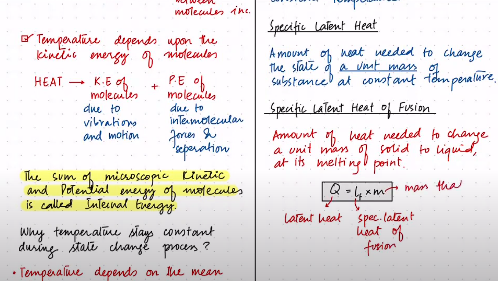 Private: A2 Level – Thermal Properties of Matter