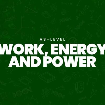 Work-Energy-Power