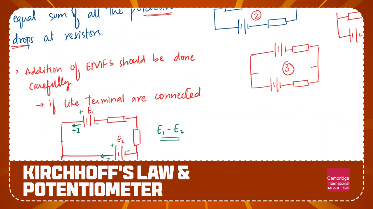 Private: AS Level – Kirchhoff’s Law & Potentiometer